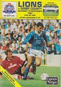 Millwall v Derby County 18-Sep-1993