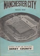 Manchester City v Derby County 19-Sep-1964