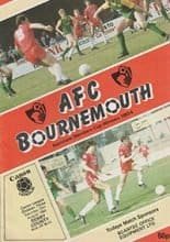 AFC Bournemouth v Derby County 25-Aug-1984