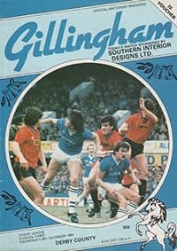 Gillingham v Derby County 26-Dec-1984