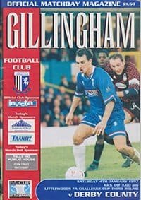 Gillingham v Derby County 04-Jan-1997