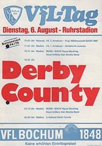 VFL Bochum v Derby County 06-Aug-1978