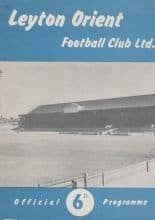 Leyton Orient v Derby County 09-Sep-1961