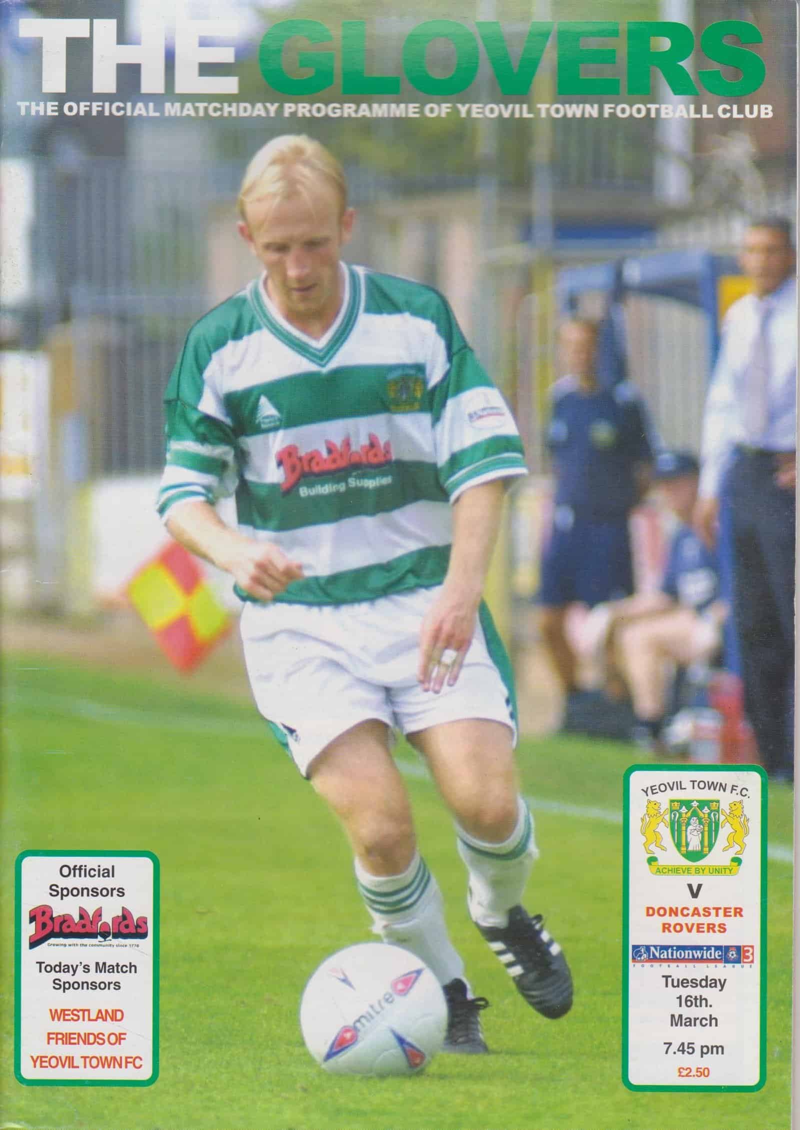 Yeovil Town v Doncaster Rovers 16-Mar-2004