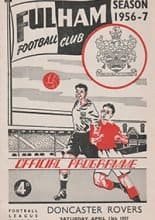 Fulham v Doncaster Rovers 13-Apr-1957
