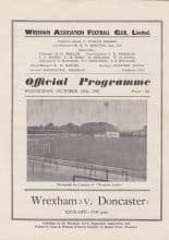 Wrexham v Doncaster Rovers 18-Oct-1961