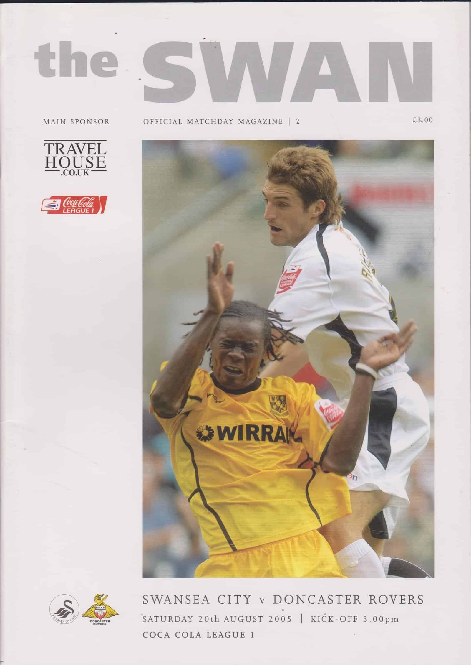 Swansea City v Doncaster Rovers 20-Aug-2005