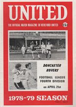 Hereford United v Doncaster Rovers 21-Apr-1979