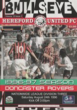 Hereford United v Doncaster Rovers 24-Aug-1996