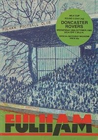 Fulham v Doncaster Rovers 26-Oct-1983