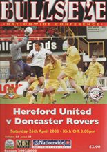 Hereford United v Doncaster Rovers 26-Apr-2003