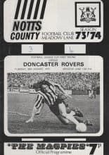 Notts County v Doncaster Rovers 28-Aug-1973