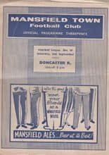 Mansfield Town v Doncaster Rovers 02-Sep-1961