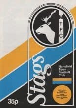 Mansfield Town v Doncaster Rovers  03-Sep-1983