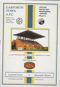 Garforth Town v Doncaster Rovers 07-Aug-1999