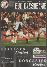 Hereford United v Doncaster Rovers 09-Dec-2000
