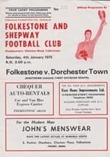 Folkestone & Shepway v Dorchester Town 04-Jan-1975