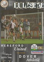 Hereford United v Dover Athletic 21-Oct-2000