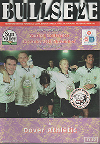 Hereford United v Dover Athletic 29-Nov-1997