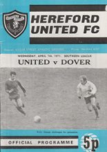 Hereford United v Dover 07-Apr-1971