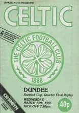 Glasgow Celtic v Dundee 13-Mar-1985