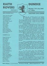 Raith Rovers v Dundee 17-Jul-2000