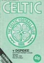 Glasgow Celtic v Dundee 04-May-1984