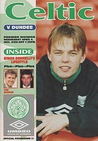 Glasgow Celtic v Dundee 06-Apr-1994