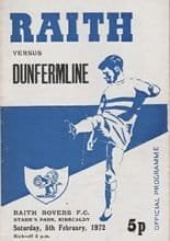 Raith Rovers v Dunfermline Athletic 05-Feb-1972