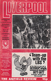 Liverpool v Dynamo Dresden 19-Oct-1977 - ProgrammeCollector.Net