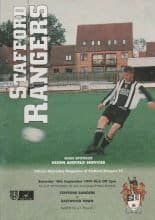 Stafford Rangers v Eastwood Town 18-Sep-1999