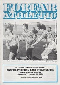 Forfar Athletic v East Stirling 16-Apr-1994