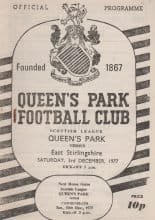 Queens Park v East Stirling 03-Dec-1977