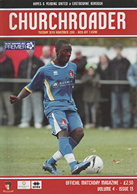 Hayes & Yeading United v Eastbourne Borough 30-Nov-2010