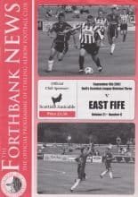 Stirling Albion v East Fife 08-Sep-2001