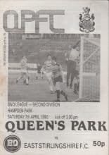 Queens Park v East Stirlingshire 07-Apr-1990