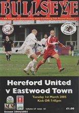 Hereford United v Eastwood Town 01-Mar-2005