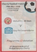 Walsall All Stars v Easy Fit Conservatories 19-May-2009