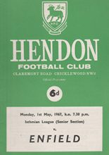 Hendon v Enfield 01-May-1967