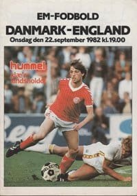 Denmark v England 22-Sep-1982