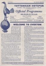 Tottenham Hotspur v Everton 11-Oct-1958