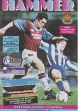 West Ham United v Everton 13-Feb-1995