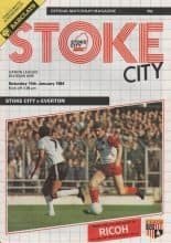 Stoke City v Everton 14-Jan-1984