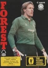 Nottingham Forest v Everton 14-Mar-1984