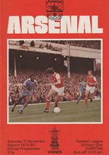 Arsenal v Everton 17-Nov-1979