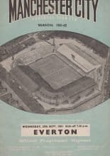 Manchester City v Everton 20-Sep-1961