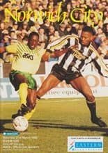 Norwich City v Everton 21-Mar-1992