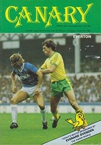 Norwich City v Everton 22-Jan-1983