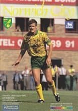 Norwich City v Everton 22-Aug-1992