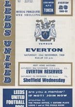 Leeds United v Everton 23-Nov-1968
